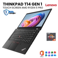 LENOVO THINKPAD T14 GEN-1 14" FHD TOUCH SCREEN | AMD RYZEN 5 PRO | 32GB RAM 1TB SSD | 1 YEAR SUPPLIE
