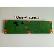 SHARP 4T-C60AL1X T-CON BOARD RUNTK0334FV