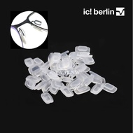 ic berlin Glasses Nose Pad Silicone Square Shape Push-on Type Size 11 x 6 mm Genuine Soft Prevents F