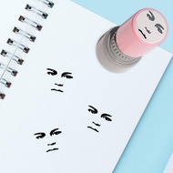 Character Face Emoji Pack Photosensitive Stamps Notebook Notebook Creative Funny Emoji Cartoon U0d5