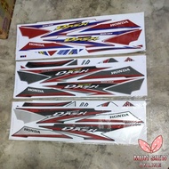 Stiker Sticker Body Stripe Cover Set (2) Honda Wave Dash R Dash110 Dash 110 V2 Dash 2