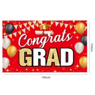 ป้ายผ้ารับปริญญา ป้ายcongratulations รับปริญญา บัณฑิตน้อย ป้ายBackdrop