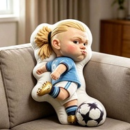 40CM Haaland Plush Pillow Premier League Sofa Cushion Mavropanos Football Pillow Betway West Ham Uni