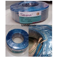 BOOM Monster Cable Transparent Cable 2x50 Audio Speaker Cable 100m Full Mikotek