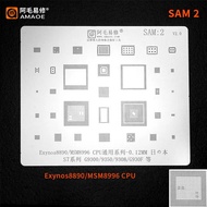 เพลท AMAOE BGA Reballing Stencil Template Samsung 1-18