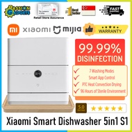 Xiaomi Smart Desktop Dishwasher 5in1 S1 Countertop Baby Bottle Washer &amp; Steriliser Dishwashing UV