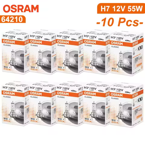 OSRAM Original H1 H4 H3 H7 12V 55W 80W 100W Yellow Light Standard Lamp Car Halogen 3200K Headlight F