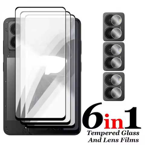 6in1 For HMD Fusion 5G Glass For HMD Fusion Tempered Glass 2.5D Full Cover Glue Screen Protector For