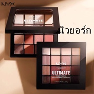 NYX 16 Color Eyeshadow Cosmetics 16-Color Palette (From New York)