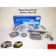 Timing Chain Kit Set Toyota Avanza K3 / Perodua Myvi 1.3 (TK-TY017)