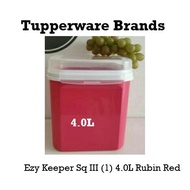 Tupperware Ezy Keeper Square 1.2L/ 2.6L/ 4L /5.5L 6.5L With Flip Top Cover Tupperware Container