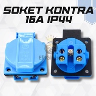 16A IP44 Contra Socket – Waterproof Generator & PLN Socket