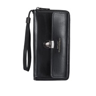 GFS store New Mens Long Wallet Casual Long Clutch Large Capacity Handbag Phone Coin Purse
