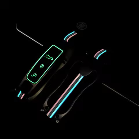 Zinc Alloy Car Smart Key Case Cover Shell Fob for Porsche New Cayenne Panamera 911 992 Taycan Car Pr