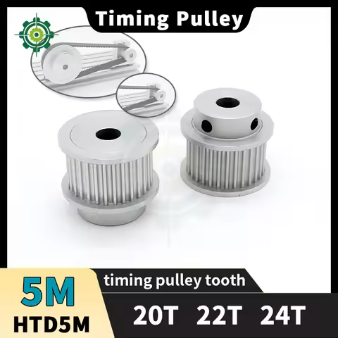 HTD5M Timing Pulley 20T 22T 24T HTD5M Pulley keyway 20teeth 22teeth 24teeth Timing Pulley Synchronou