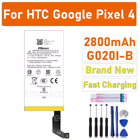 2026 YEARS NEW Replacement Battery For Google Pixel4 Pixel 4 G020I-B Genuine Battery 2800mAh