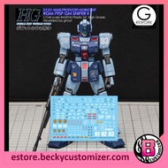G-Rework [HG] RGM-79SP GM SNIPER2 (water Decal)