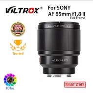 VILTROX AF85/1.8-FE II AUTO FOCUS LENS for SONY