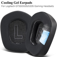 Cooling Gel Professional Earpads Replacement for Logitech G733 G535 G335 Lightspeed Wireless Gaming 