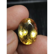 Golden Citrinenatural 16x12x8 mm 8.1 Ct Yellow Gold Amethyst Clean Super Oval Cutting Original Code 