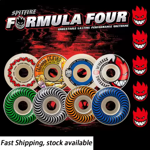 original Spitfire skateboard wheel 58mm 52mm 101duro 53mm 54mm 56mm 99duro 80HD skateboard wheel for