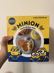 [日本版，香港用要變壓］recolte 鬆餅機 小黃人 Minions 聯名版