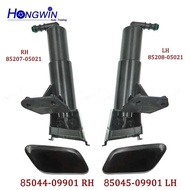 85208-05021&85207-05021 Headlight Water Spray Nozzle+85044-09901&85045-09901 Cap For Toyota AVENSIS 