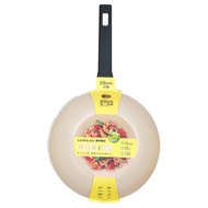 LocknLock 樂扣樂扣 陶瓷不沾IH炒鍋 春日黃  28cm  1個