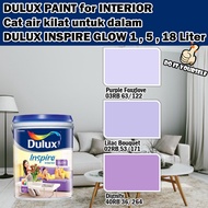 ICI DULUX INSPIRE INTERIOR GLOW 18 Liter Purple Foxglove / Lilac Bouquet / Dignity