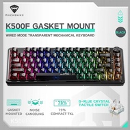 Machenike K500F mechanical keyboard DynamicRGB BacklitDetachable Cable,75% compact 81 TKL PC backlig