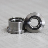 Hexati_bike Raw Grade5 Ti6Al4v titanium bike bicycle Crankset Chainring Bolts Nuts M8* 6.5MM