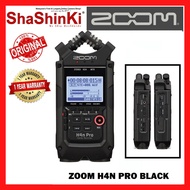 Zoom H4n Pro 4-Input / 4-Track Portable Handy Recorder with Onboard X/Y Mic Capsule (Black)