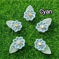 [10pcs, 20pcs] F111-Bunga 3D/ Handmade 3D Fabric Flowers (23mm)