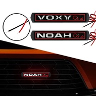 Car Styling Exterior Front Grille Lamp Emblem Decor Led Light Accessories For Toyota Voxy 65 70 80 R70 R80 Noah Zrr80