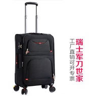 HY&amp; Oxford Cloth Luggage Universal Wheel Luggage Wholesale32Large Capacity Travel Boarding Bag Swiss Army Knife Family A