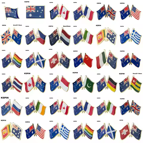 Australia Flag Badge Brooch Natinal Lapel Pins Flag Lapel Pins Country Flag Badge