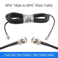 1-30m RG58/50-3 RF Coaxial Cable BNC Male to BNC Male Extension Cable
