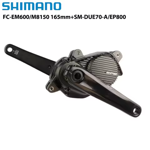 Shimano FC-EM600/FC-M8150 Crank Arm 165mm+ EP800/SM-DUE70-A Motor For E-MTB Bike Riding Original