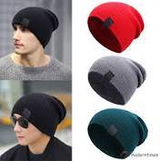 Smile Face Beanie Snow Cap Winter Hat / Stretchable Snow Cap / Cotton Hat / Topi snow cap / Men & wo