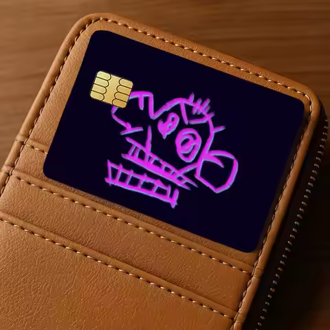 Anime A-Arcane S-Season 2 Jinx Credit Card for Bank Debit Decorative Protection 4PCS Anti-scratch Wa