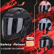 HNJ Helmet Motor Double Visor Double Visor ABS Material Damping Anti-Drop Protection Lightweight Sui