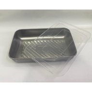 Stainless Steel Tray + Mica Lid HDB-410-S