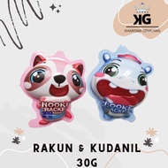 BISKITOP - BISCUITS ZOO KUDANIL RAKUN 28g Biskuit Kue Kering Anak Enak Cemilan Biscuit Isi Selai