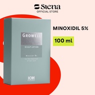 Growell Minoxidil 5% Hair Scalp Lotion 100ml for Anti Hair Loss, Hair Growth