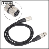 MELEN Balanced Audio Cable, 1m/3.3ft 3Pin XLR Male to 3Pin XLR Female Microphone Cable, Professional