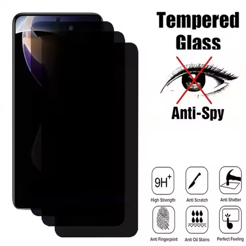 3D Privacy Tempered Glass For Nubia Red Magic 9 Pro Plus Anti-spy Screen Protectors For Red Magic 10
