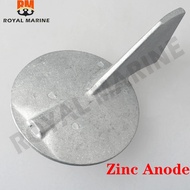 6J9-45371-00 6J9-45371-01 6K1-45371-02 6J9-45371 Trim Tab Skeg Zinc Anode for Yamaha Outboar 115HP 1