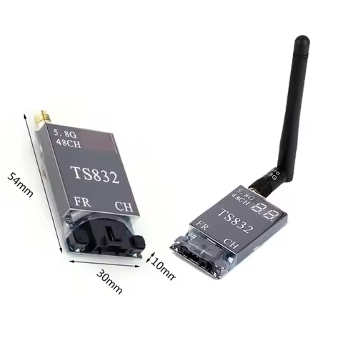 TS832 48CH 5.8G 600mw 5km Wireless AV Transmitter Receiver for FPV Multicopter RC Aircraft Quadcopte