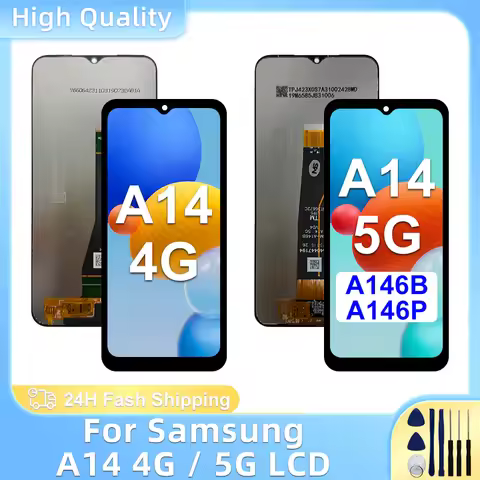 6.6" For Samsung Galaxy A14 5G SM-A146B LCD SM-A145F Display Touch Screen For Samsung A14 4G LCD For
