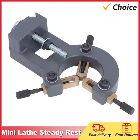 Mini Lathe Center Frame Rust Prevention Mini Lathe Steady Rest Aluminum Alloy Iron Copper Increased 